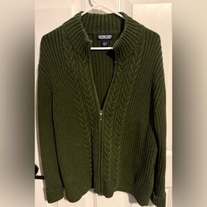 Lands' End Women’s Green Sweater